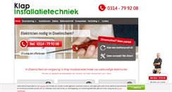 Desktop Screenshot of doetinchem-elektricien.nl